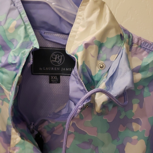 Purple and Green Hoodie - Picture 3 of 3